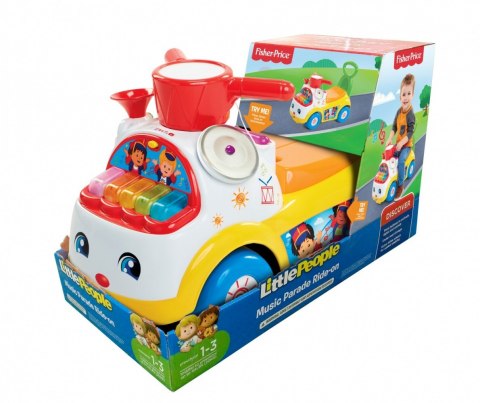 Jeździk fisher price muzyczna parada żółty