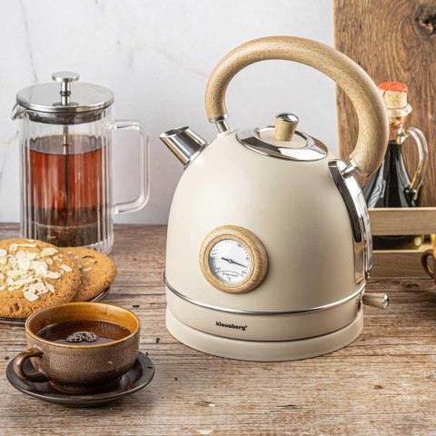 CZAJNIK ELEKTRYCZNY 1,8L Z TERMOMETREM KLAUSBERG KB-7906 RETRO