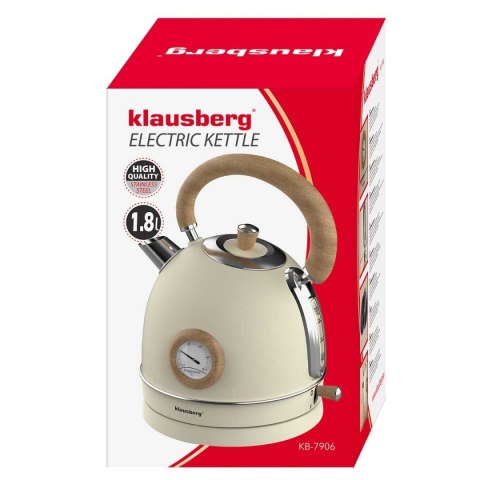 CZAJNIK ELEKTRYCZNY 1,8L Z TERMOMETREM KLAUSBERG KB-7906 RETRO