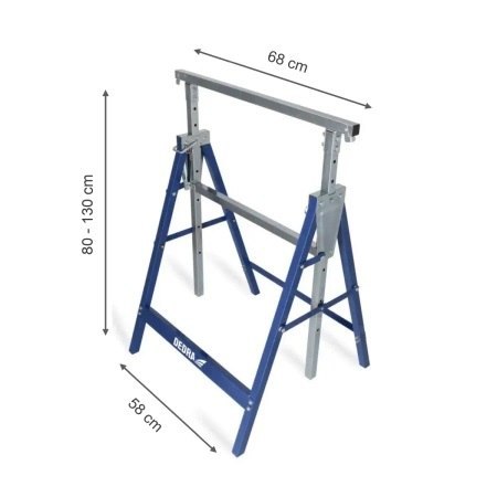DEDRA KOBYŁKA STALOWA REGULOWANA UDŹWIG MAX 200KG