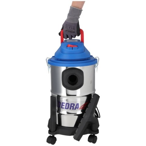 DEDRA ODKURZACZ DO PRACY NA MOKRO I SUCHO 1200W 20L