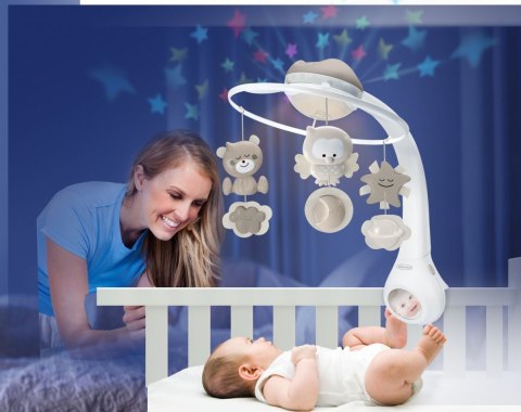 Muzyczna karuzelka 3w1 infantino beżowa