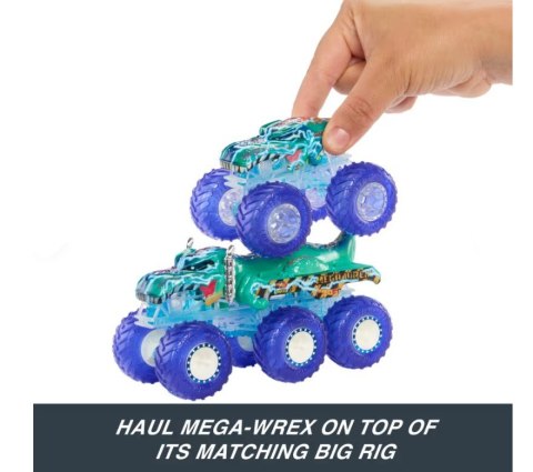 Zestaw pojazdów monster trucks 6-kołowe ciężarówki