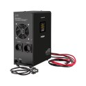 Zasilacz Awaryjny Naścienny Rebel POWER-1000 - przetwornica z czystym przebiegiem sinusoidalnym i funkcją ładowania 12V 230V 100