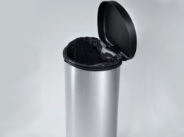 Kosz na śmieci metalizowany z pedałem Curver 40L