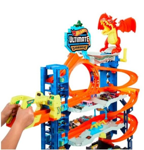 Zestaw city mega garaż atak smoka