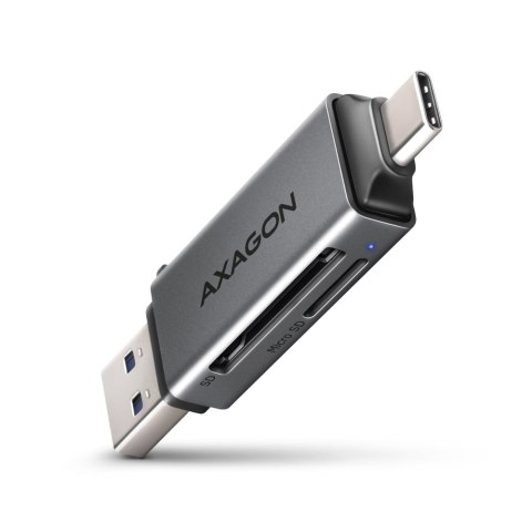 AXAGON AXAGON Mobile USB 3.2 Gen 1 MINI card reader with USB-C and USB-A connectors | CRE-DAC