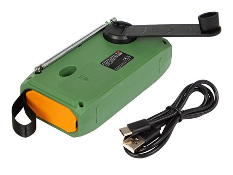 77-551# Radio przenośne analogowe am/fm blow ra13 solarne dynamo