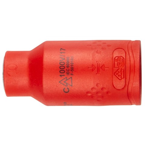 Klucze nasadowe 1000V, 19szt.