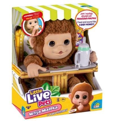 Maskotka interaktywna little live pets małpka