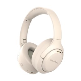 Bezprzewodowe słuchawki nauszne z ANC , Kruger&Matz F8A , beżowe