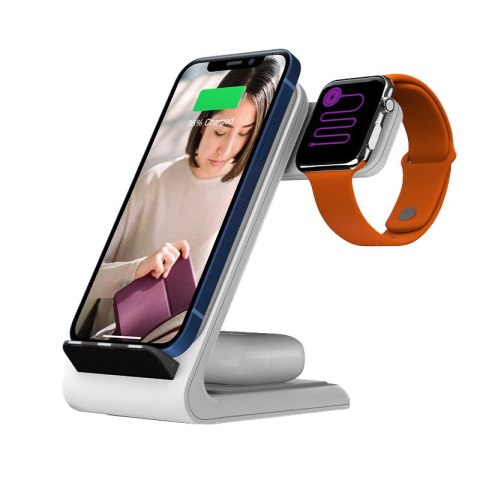 ND38_STM-931-323Z-01 STM ChargeTree Swing ? Ładowarka bezprzewodowa 3w1 do iPhone AirPods i Apple Watch (biały)