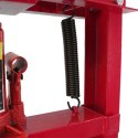 Prasa hydrauliczna warsztatowa nacisk 12 ton czerwona łatwy montaż