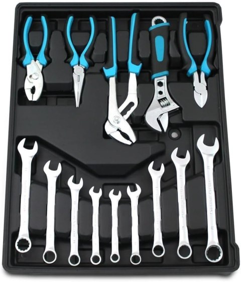 Walizka narzędziowa na kółkach zestaw narzędzi Bituxx 1200 elementów mobilna walizka