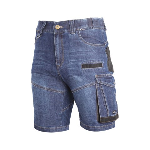Spodenki krótkie jeans. nieb. stretch ze wzmoc.,"m",ce,lahti