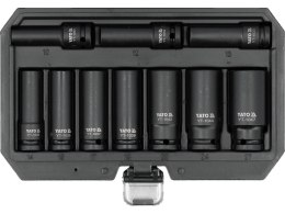 YATO KOMPLET NASADEK UDAROWYCH 1/2'' DŁUGICH 10 SZT. 10-27MM