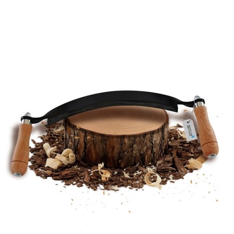 Nóż do ciągnięcia drewna 13" - stalowy, ergonomiczne uchwyty strug do drewna