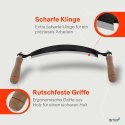 Nóż do ciągnięcia drewna 13" - stalowy, ergonomiczne uchwyty strug do drewna