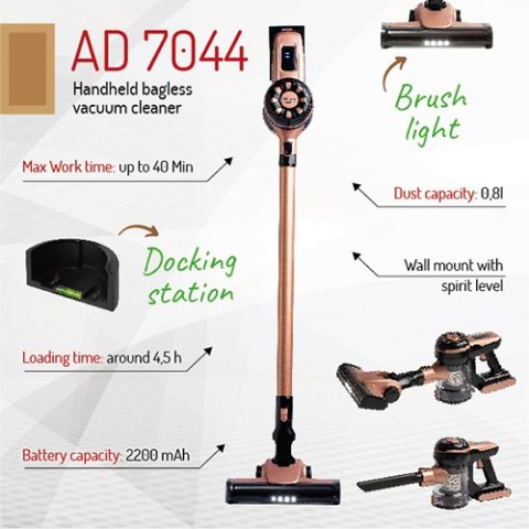 AD 7044 Odkurzacz pionowy - bezworkowy