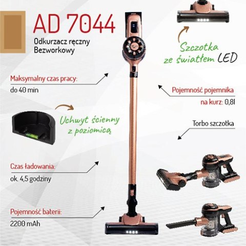 AD 7044 Odkurzacz pionowy - bezworkowy