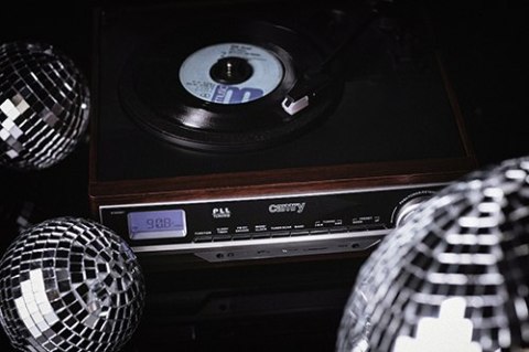 CR 1168 Gramofon z radiem i bluetooth / mp3 / usb / sd / nagrywaniem