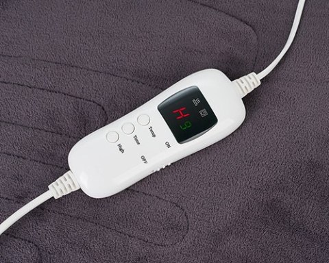 CR 7418 Elektryczny koc nakładany z czasomierzem (1) super miękki