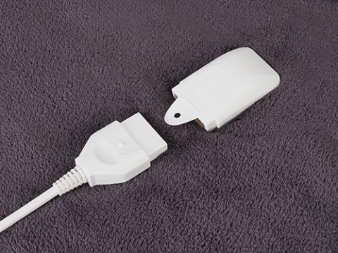 CR 7418 Elektryczny koc nakładany z czasomierzem (1) super miękki