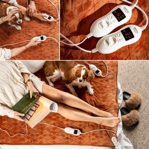 CR 7436 Elektryczny koc podkładowy z czasomierzem (2)