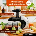 AD 4130 Wyciskarka wolnoobrotowa | ślimakowy mechanizm tłoczący | silnik dc