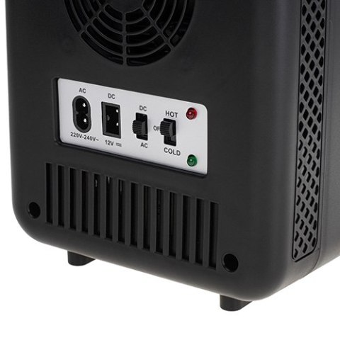 AD 8084 black Mini lodówka 4l | chłodzenie i podgrzewanie | do domu i samochodu | system peltiera