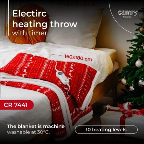 CR 7441 Elektryczny koc nakładany z czasomierzem (1)