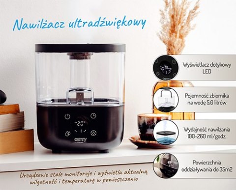 CR 7973 black Nawilżacz ultradźwiękowy