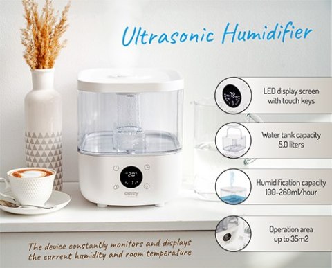 CR 7973 white Nawilżacz ultradźwiękowy