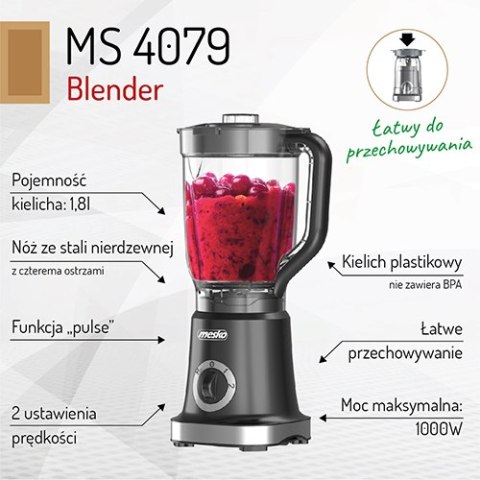MS 4079 black Blender kielichowy