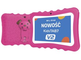 79-135# Tablet kidstab7 v2 blow 4/32gb różowe etui 2mp