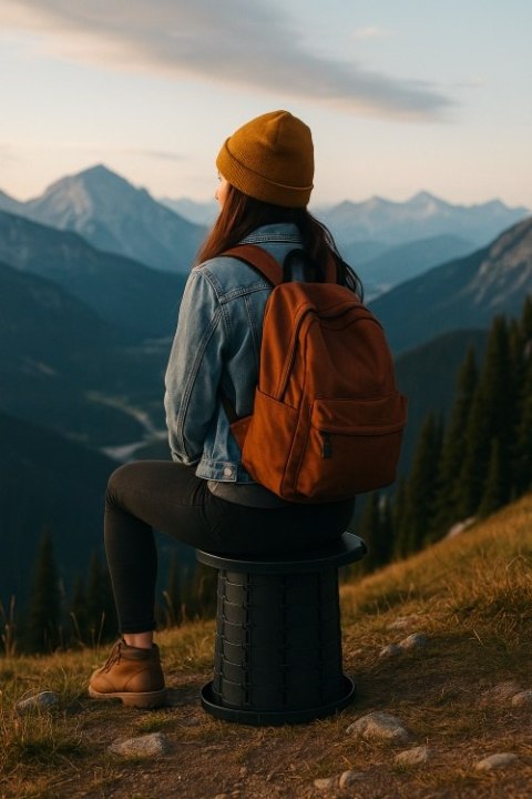 CR 1041 Toaleta składana - przenośna |toaleta turystyczna | stołek turystyczny