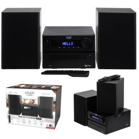 AD 1917 Wieża hi-fi z bluetooth, cd, usb i radiem fm