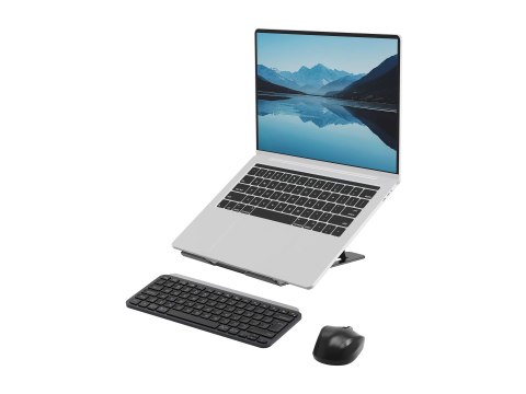 Fellowes Przenośna podstawka pod laptop Fellowes Alumia - czarna | Fellowes