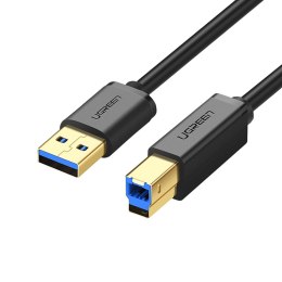 Kabel przewód do drukarki USB-A 3.0 - USB-B 5Gbps 1m - czarny