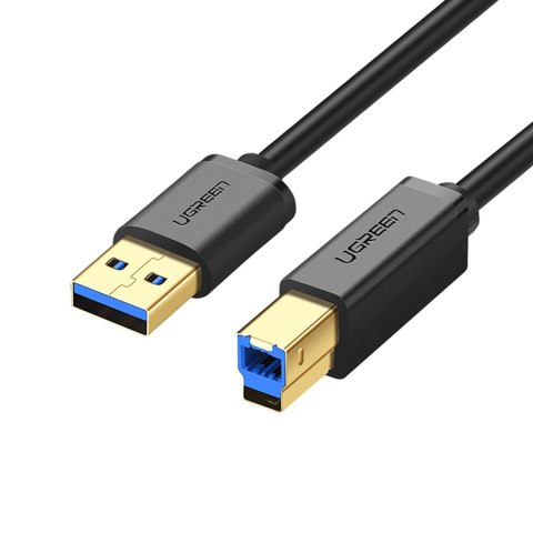 Kabel przewód do drukarki USB-A 3.0 - USB-B 5Gbps 1m - czarny