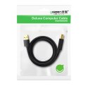 Kabel przewód do drukarki USB-A 3.0 - USB-B 5Gbps 1m - czarny