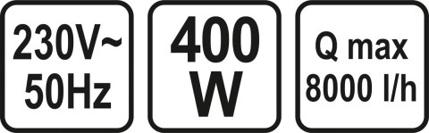 VOREL POMPA ZATAPIALNA DO BRUDNEJ WODY 400W