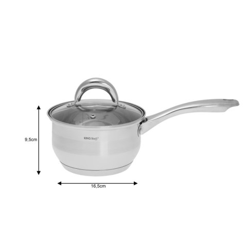 Komplet garnków stalowych 12 elementów Kinghoff KH-1098