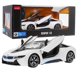 ND28_10104_ZRC_71000_BIA BMW i8 białe RASTAR model 1:14 Zdalnie sterowane auto + pilot 2 4 GHz