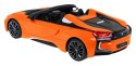 ND28_10111_ZRC_95500_POM BMW i8 Roadster pomarańczowy RASTAR model 1:12 Zdalnie sterowane auto + pilot 2 4 GHz