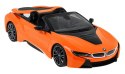 ND28_10111_ZRC_95500_POM BMW i8 Roadster pomarańczowy RASTAR model 1:12 Zdalnie sterowane auto + pilot 2 4 GHz