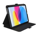 ND38_150226-D143 Speck Balance Folio ? Etui iPad 10.9 (2022) z powłoką MICROBAN w/Magnet & Stand up (Black)