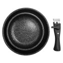 Patelnia Granitowa Zestaw Indukcja Gaz Grande 20/26 cm 3 el.