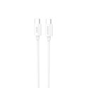 Kabel przewód L4C USB-C - USB-C 30W 480Mb/s 1.2m - biały