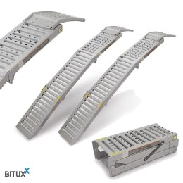 Zestaw Ramp najazdów składane do 2,2T Komplet podjazdów stalowych 2szt